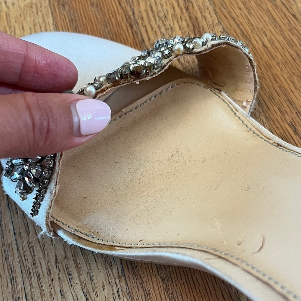 Blue By Betsey Johnson Gina Champagne heels women's size 11 - Picture 3 of 6